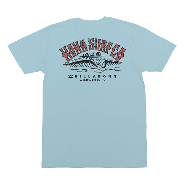 Kona x Billabong 2026 Collab Mens T-Shirt - Powder Blue