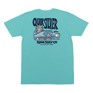 Kona x Quiksilver 2026 Collab Mens T-Shirt - Mint