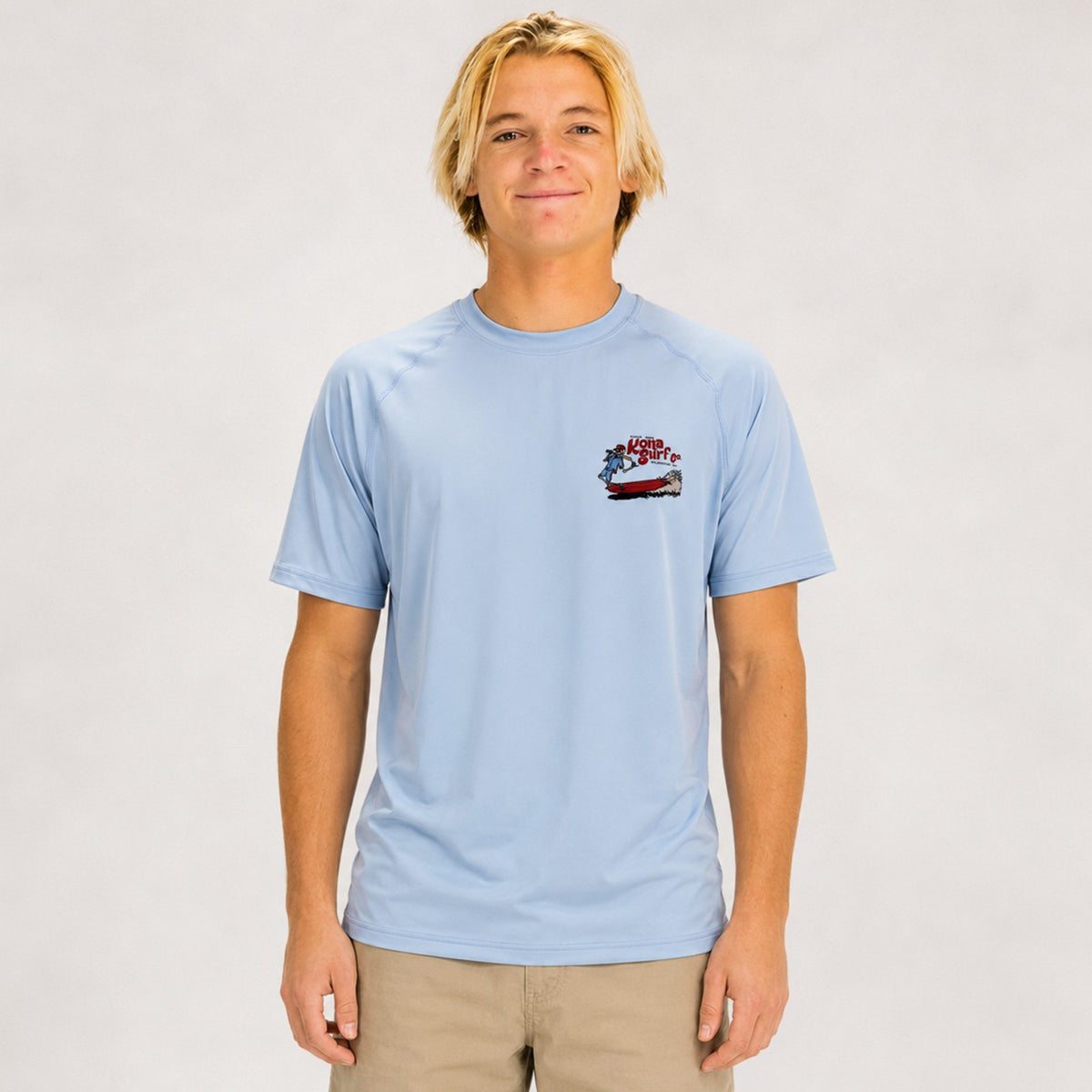 For the Phils 2 Mens UV Sun Protection T-Shirt - Light Blue