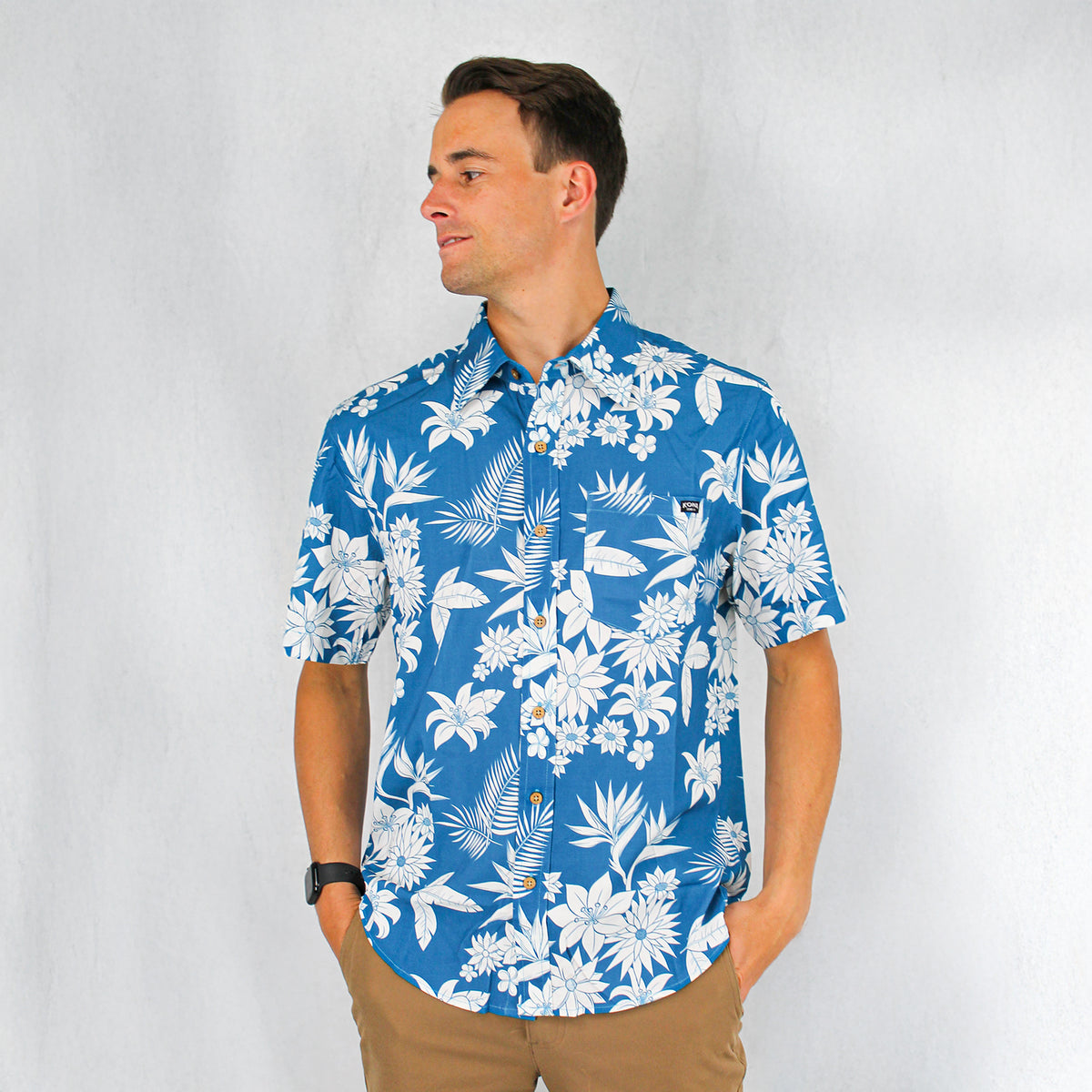 Backyard Casual Mens SS Woven