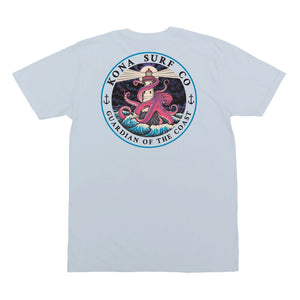 Guardian of the Coast Mens T-Shirt - Light Washed Denim