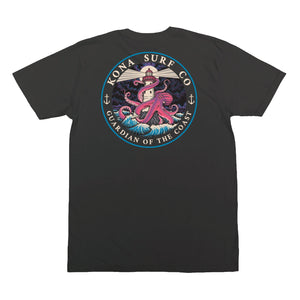 Guardian of the Coast Mens T-Shirt - Washed Graphite Black