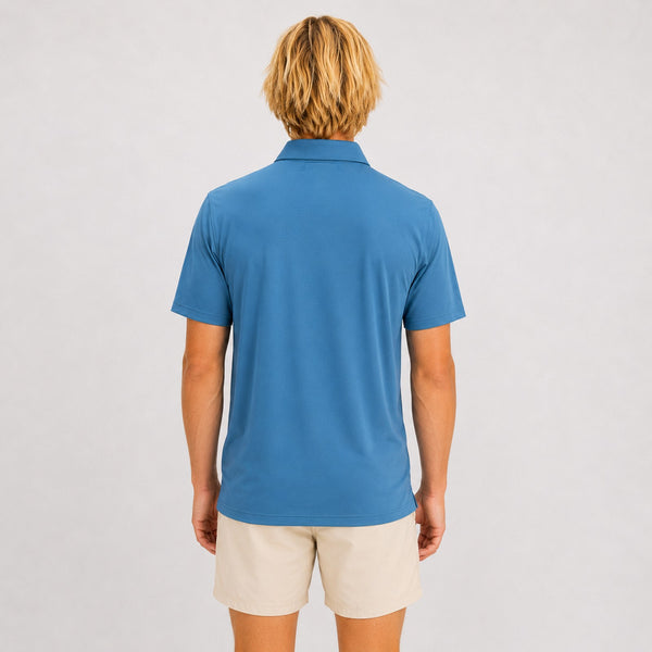 Essential Mens Polo - Blue