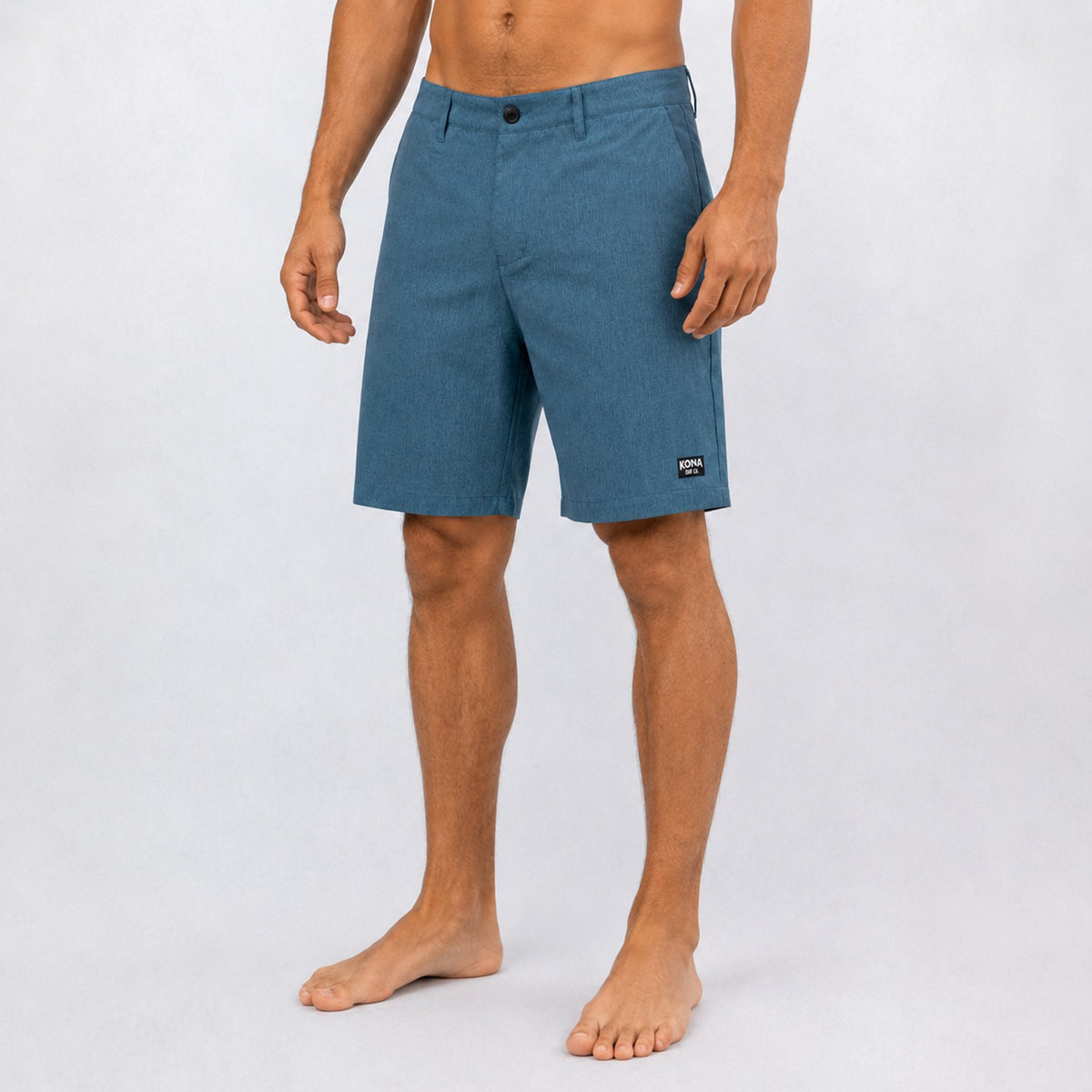 Day by Day 18in Mens Hybrid Shorts - Slate Blue