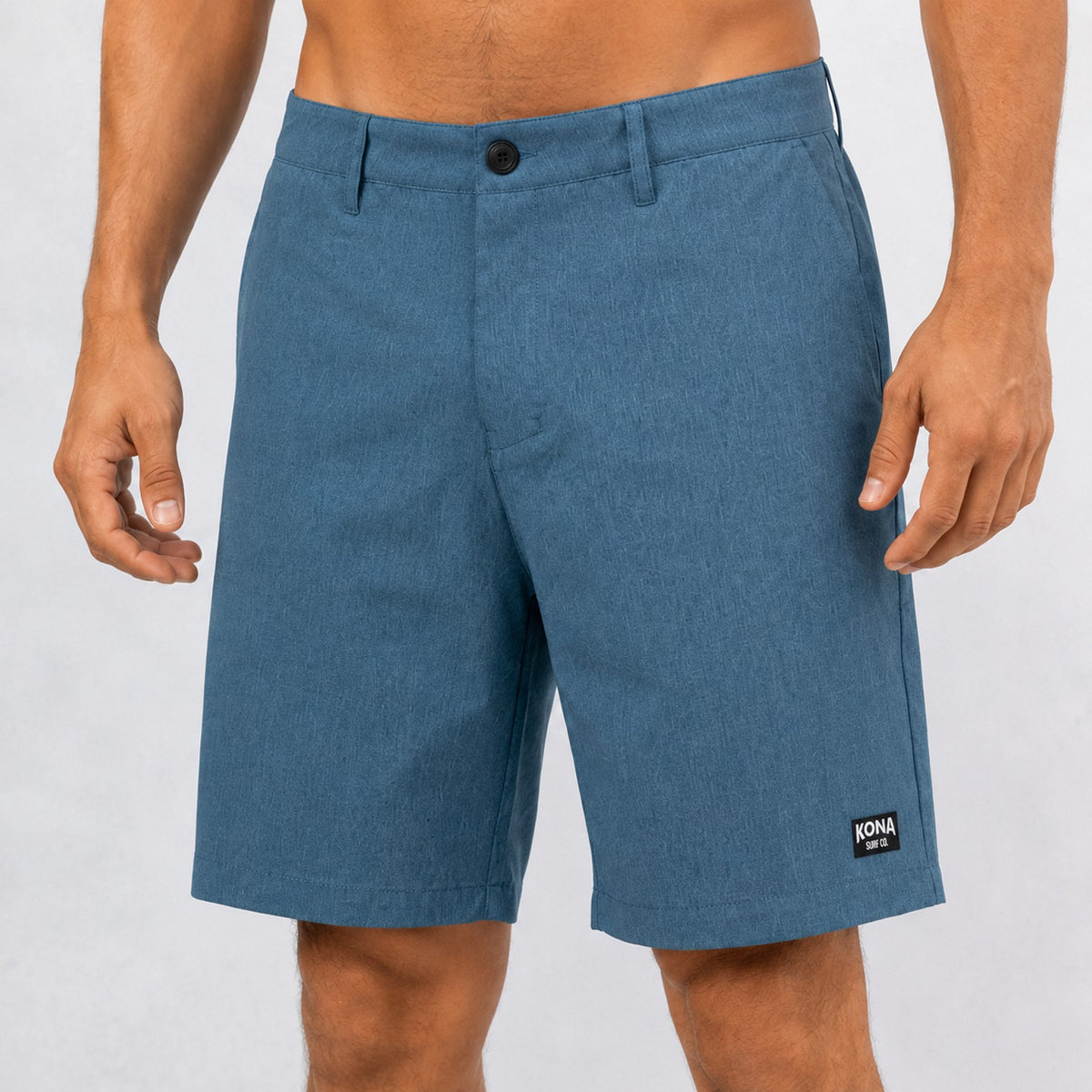 Day by Day 18in Mens Hybrid Shorts - Slate Blue