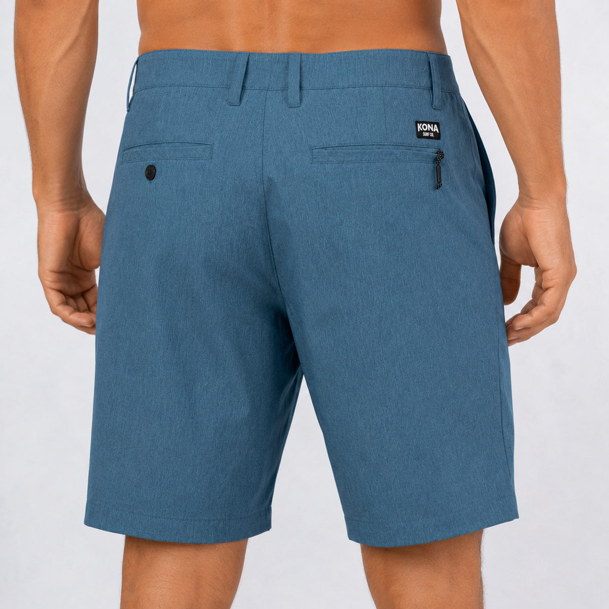 Day by Day 18in Mens Hybrid Shorts - Slate Blue