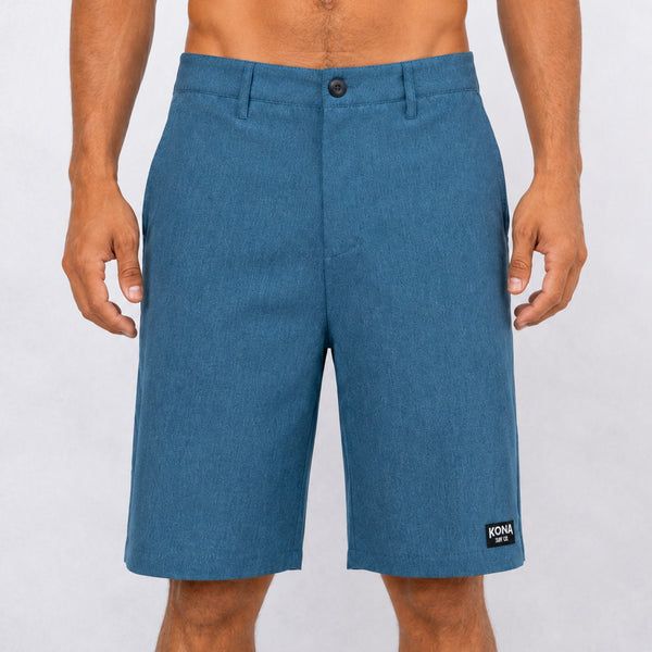 Day by Day 20in Mens Hybrid Shorts - Slate Blue