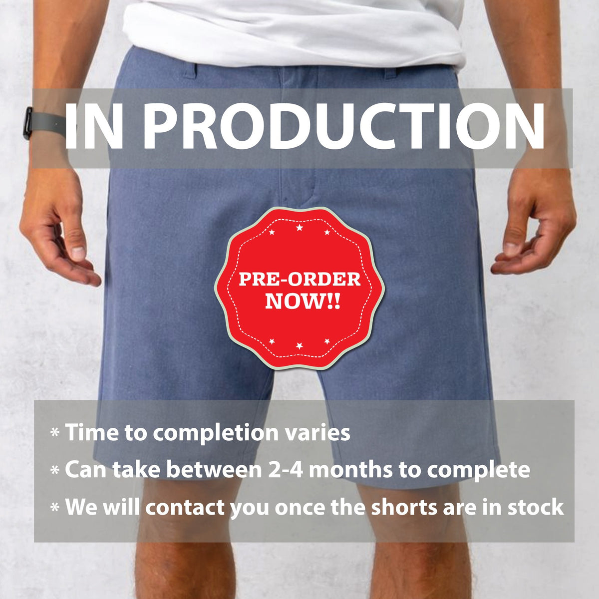 Day by Day 20in Mens Hybrid Shorts - Slate Blue