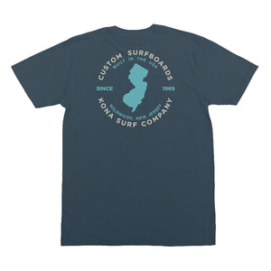 Built in Jersey Mens T-Shirt - Indigo
