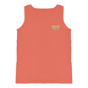 Surf Supply Mens Tank Top - Bright Salmon