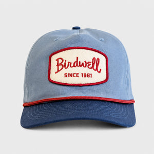 Birdwell Shield Twill Mens Snapback Hat - Federal Blue