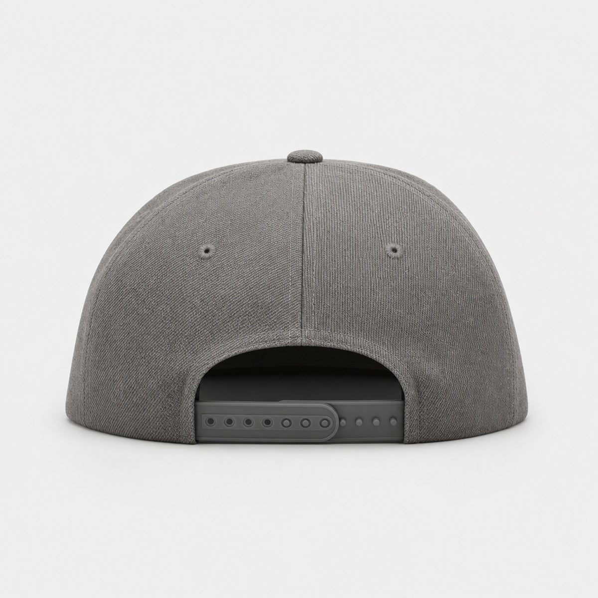 3D Standard Mens Snapback Hat - Heather Grey/Black