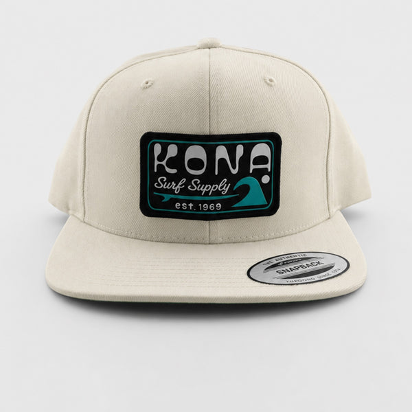 Surf Supply Mens Snapback Hat - Natural