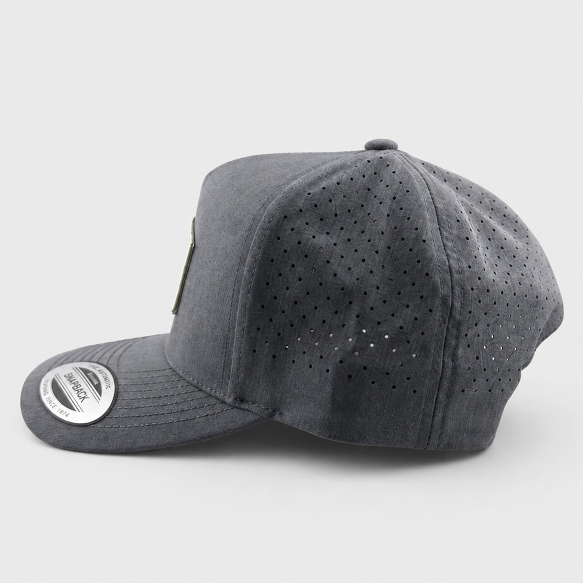Shark Kabob 2 Mens Snapback Hat - Heather Grey