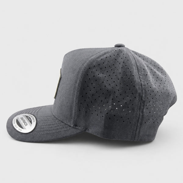 Shark Kabob 2 Mens Snapback Hat - Heather Grey