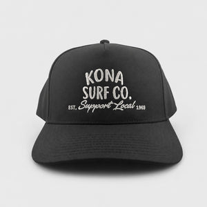 Support Local Mens Snapback Hat - Black
