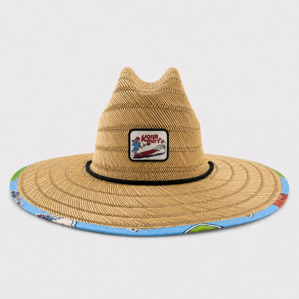 Traveler UPF 50+ Lifeguard Mens Straw Hat - Natural/For The Phils