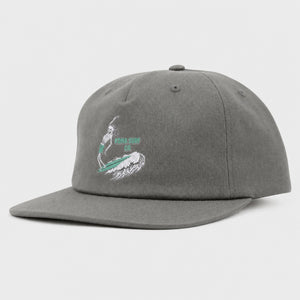 Hang 5 Mens Hat - Steel Grey/Teal/Wht