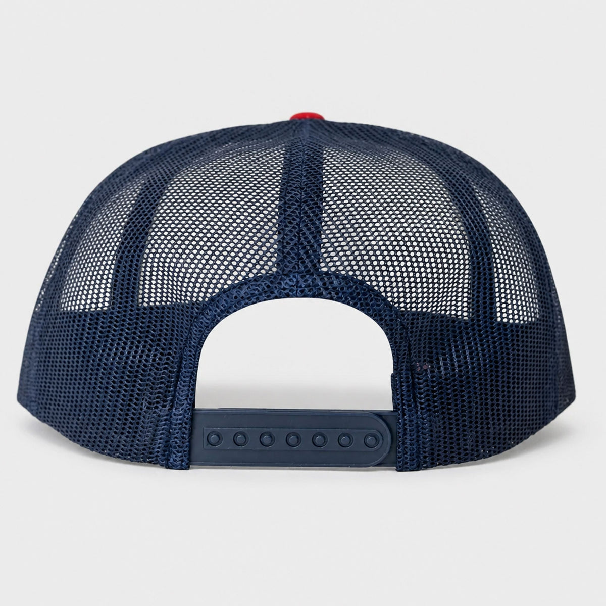Icon Mens Trucker Hat - White/Navy/Red