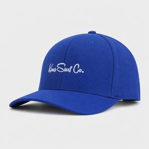 Vintage Mens Hat - Royal/White