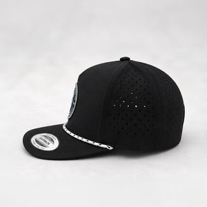 Built in Jersey Mens Snapback Hat - Black/Black