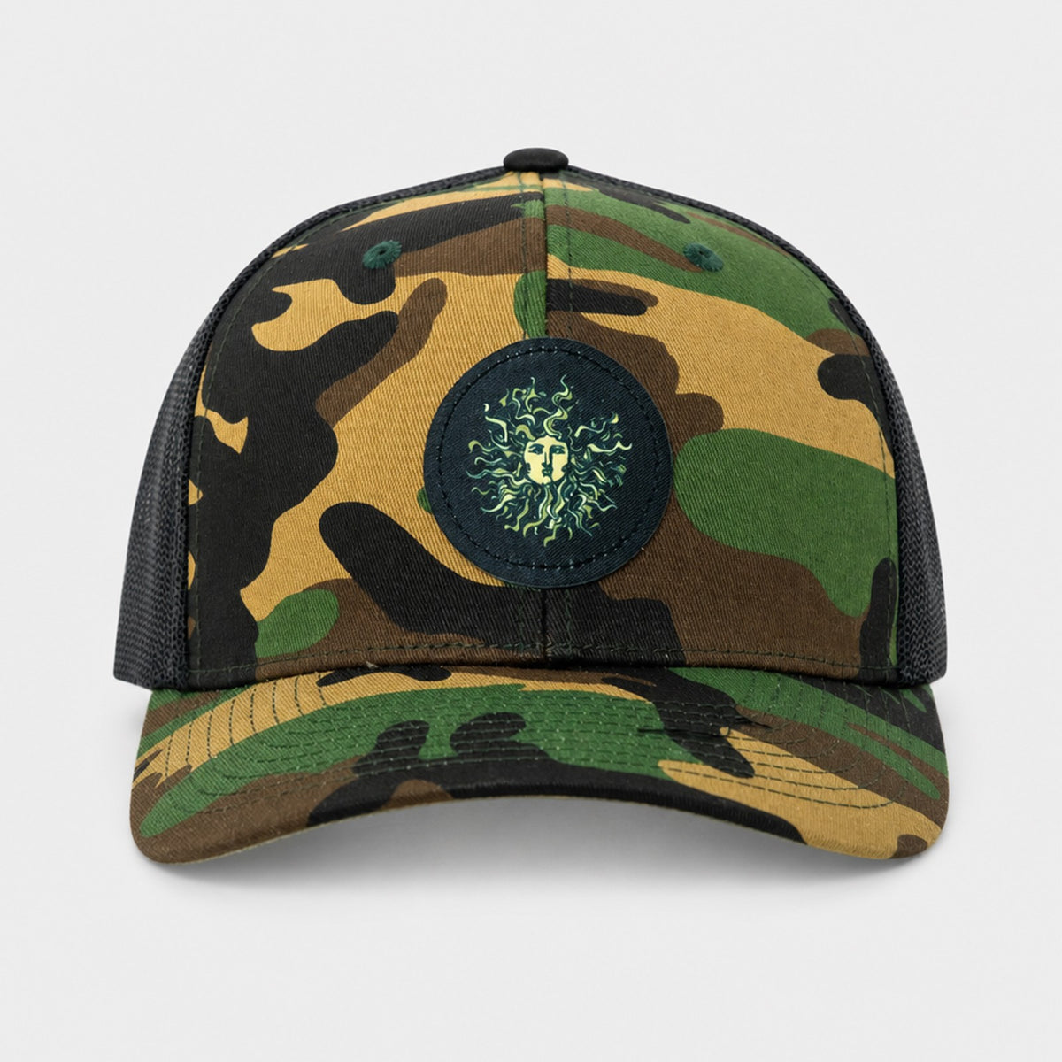 Original Sun Round Mens Snapback Hat