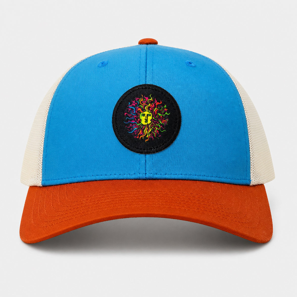 Original Sun Round Mens Snapback Hat