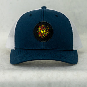 Original Sun Round Mens Snapback Hat