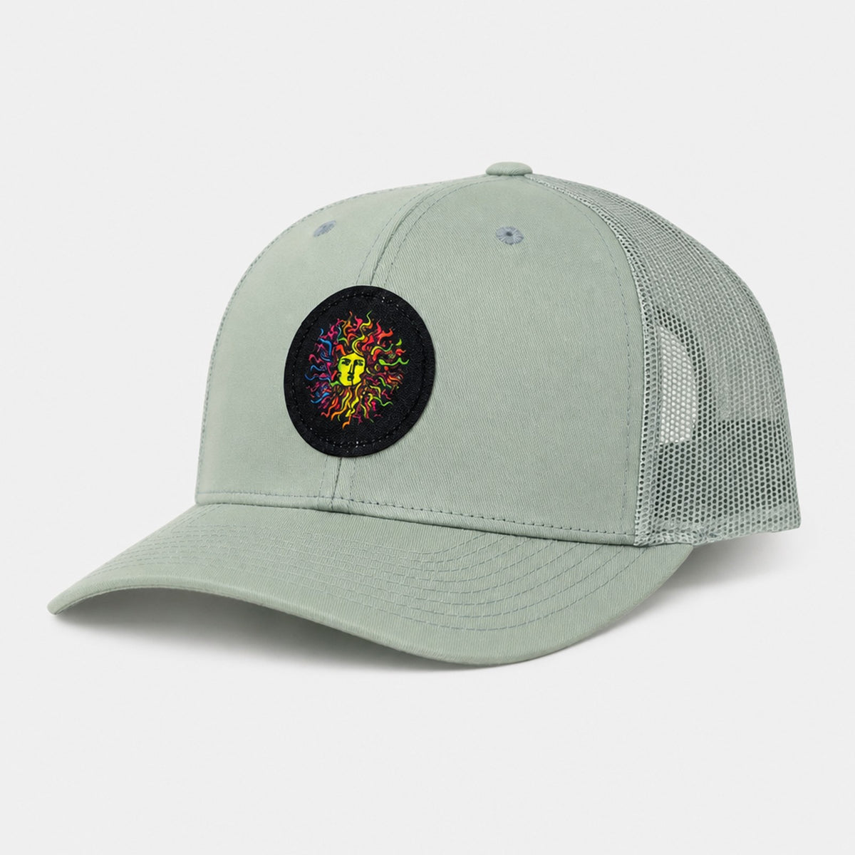 Original Sun Round Mens Snapback Hat