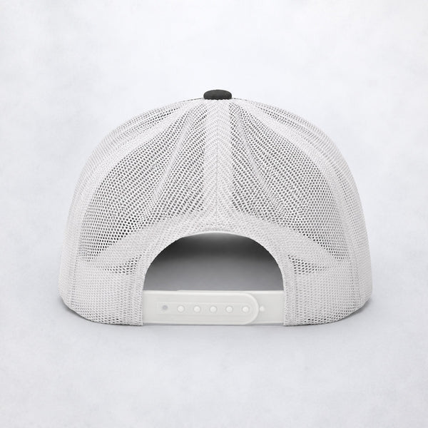 Built in Jersey Mens Trucker Hat - Charcoal/White