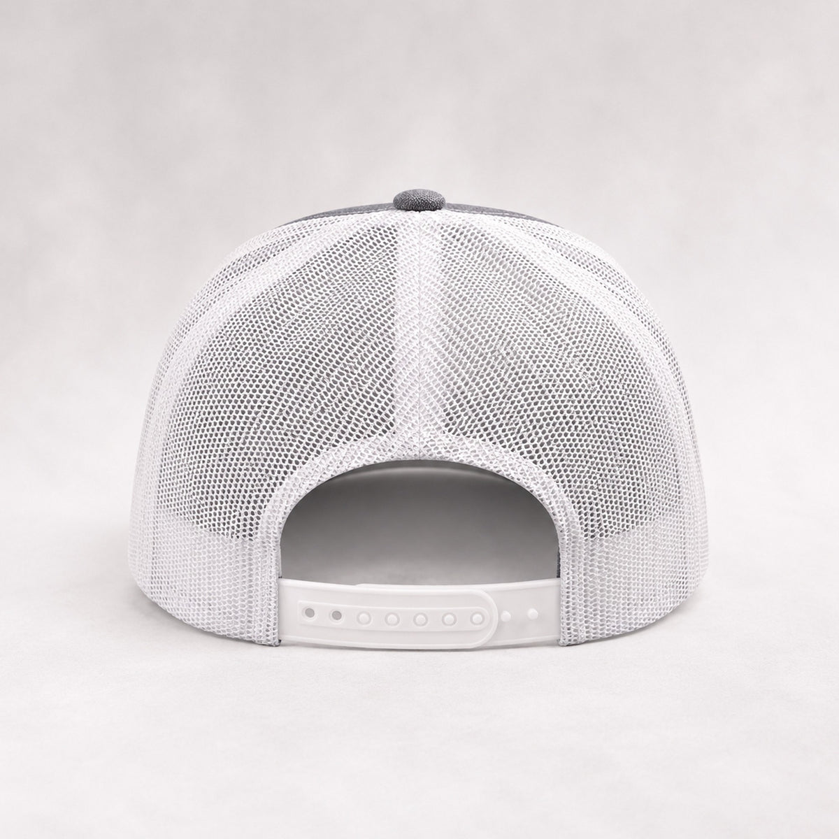 Built in Jersey Mens Trucker Hat - Heather/White