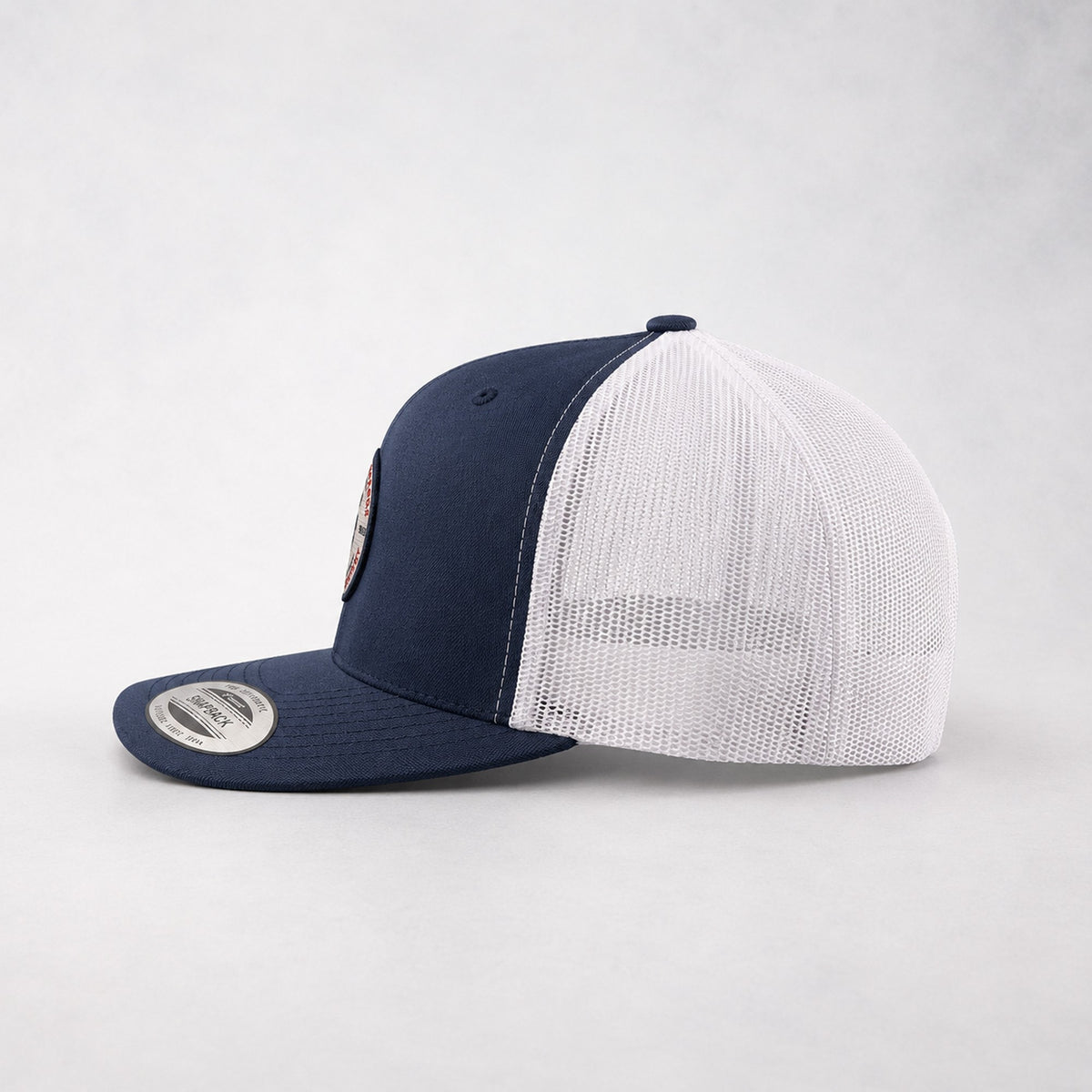 Built in Jersey Mens Trucker Hat - Navy/White