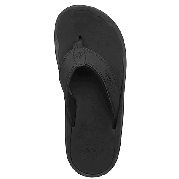 OluKai Ohana Mens Sandals - Black/Black