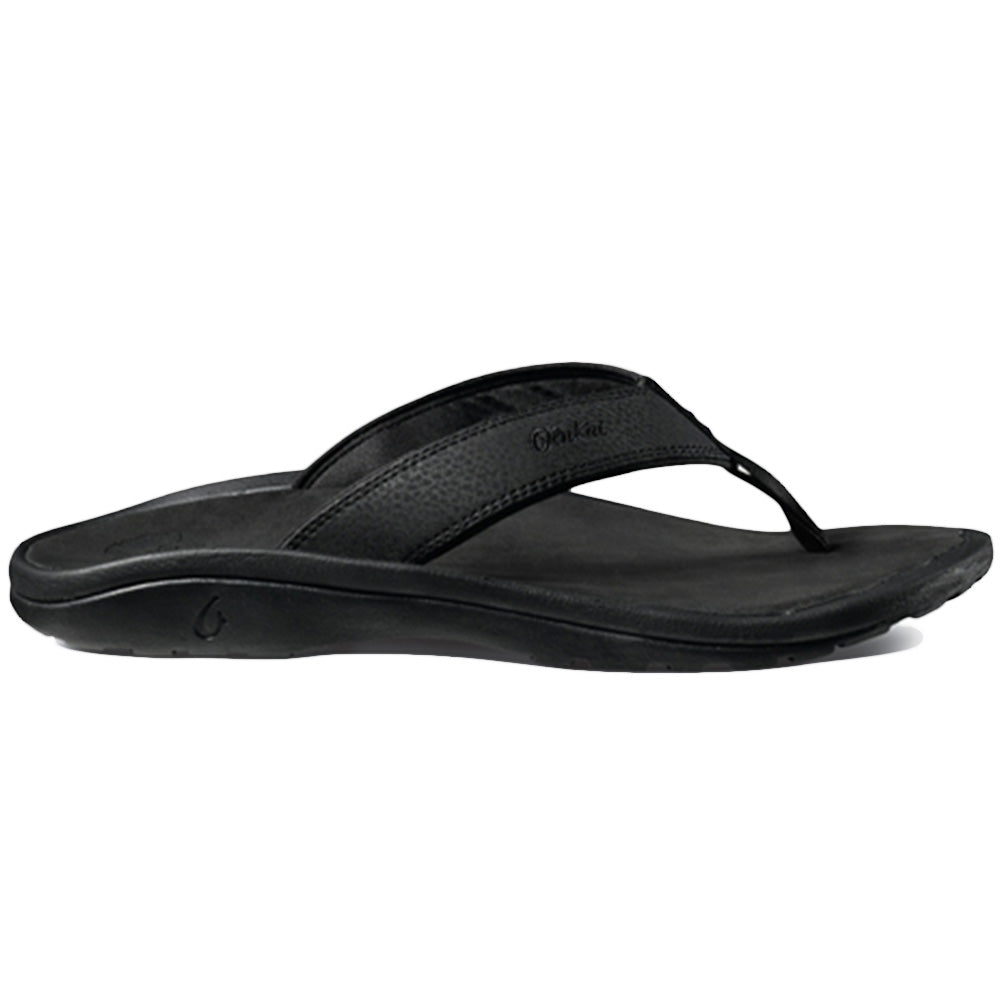 OluKai Ohana Mens Sandals - Black/Black