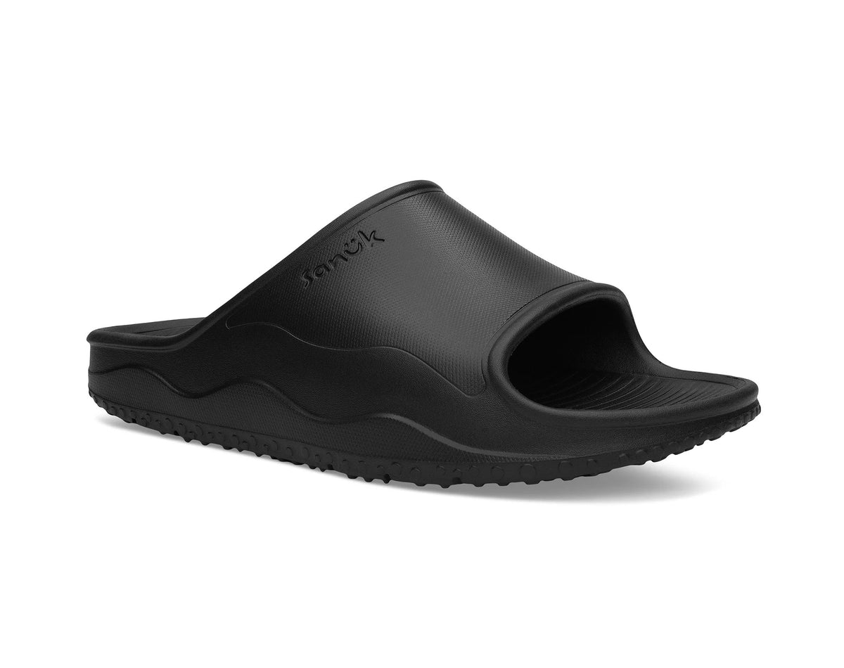 Sanuk Beer Foamie Slide Mens Sandals - Black