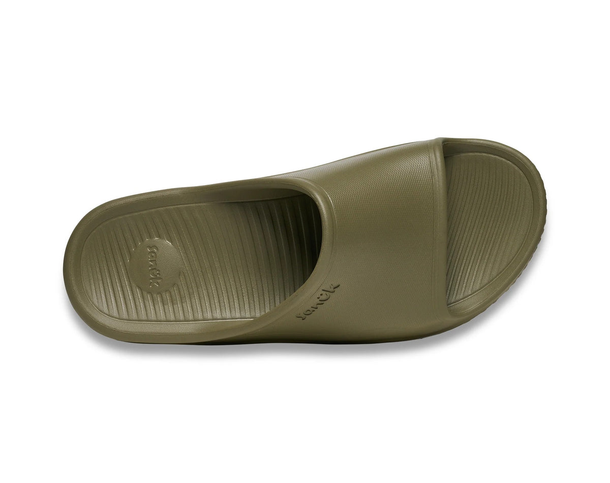 Sanuk Beer Foamie Slide Mens Sandals - Olive
