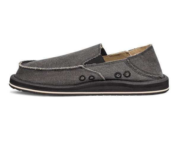 Sanuk Donny Mens Casual Shoes - Charcoal