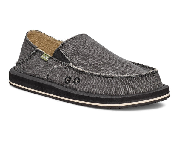 Sanuk Donny Mens Casual Shoes - Charcoal