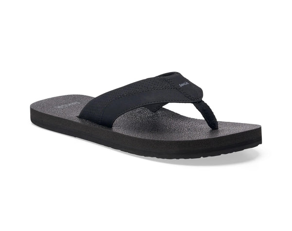 Sanuk Beer Cozy Iv Mens Sandals - Black