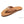 Rainbow Luxury Leather Single Layer Mens Sandals - Buckskin