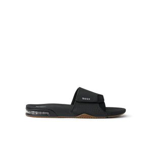 Reef Fanning Slide Mens Sandals - Black/Silver
