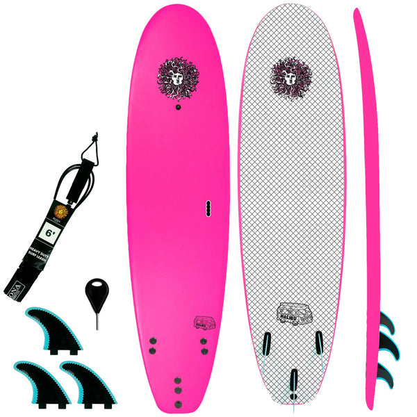 Malibu Softboard Rental - Pink