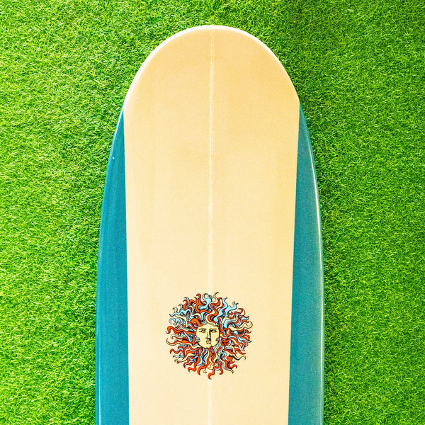 Owen PU Series Surfboard - Tan/Midnight Green