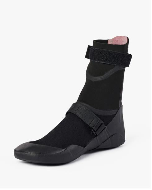 Rip Curl Fbomb 7Mm Round Toe Wetsuit Booties - Black