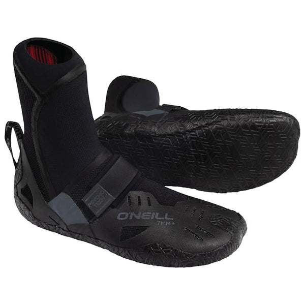 Oneill Psycho Tech 7MM Round Toe Wetsuit Booties