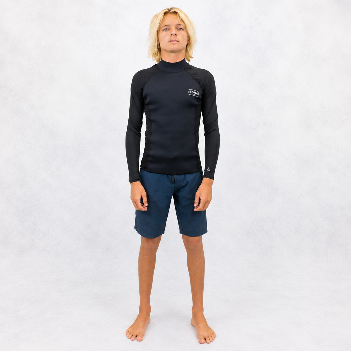 Go 1.5MM Neostretch L/S Jacket Mens Wetsuit Top - Black