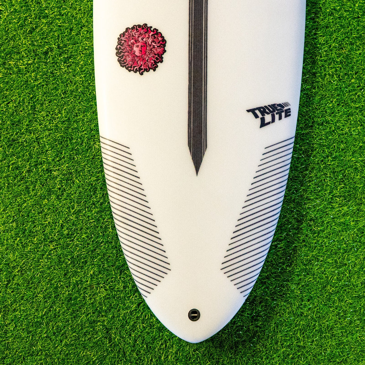 Traveler V2 EPS Truelite Series Surfboard - Clear/Pink