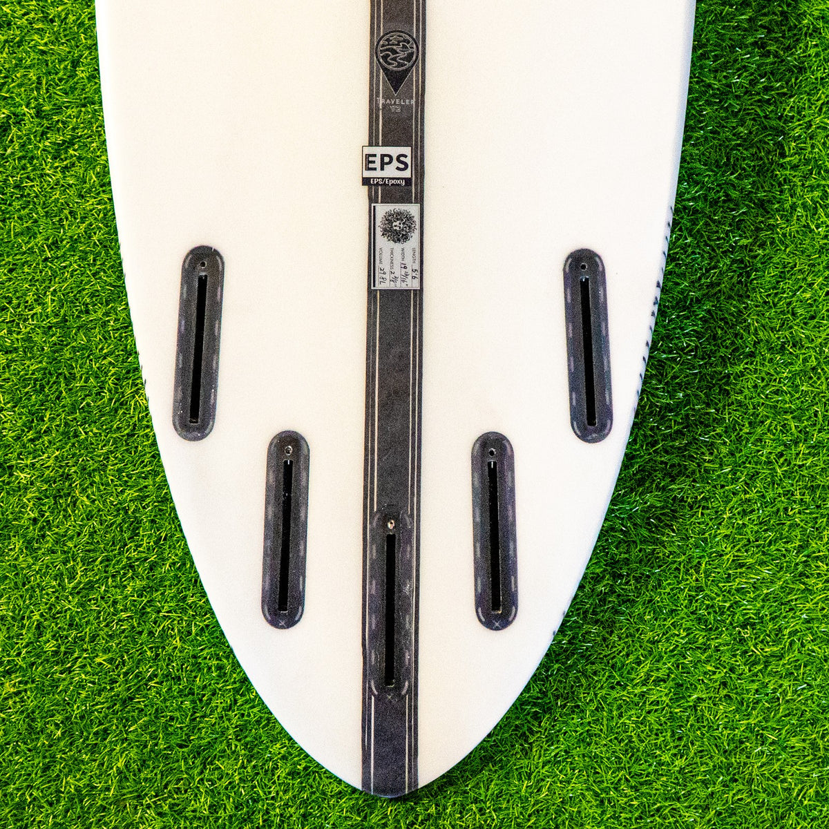 Traveler V2 EPS Truelite Series Surfboard - Clear/Pink