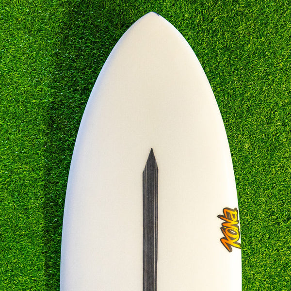 Traveler V2 EPS Truelite Series Surfboard - Clear/Red