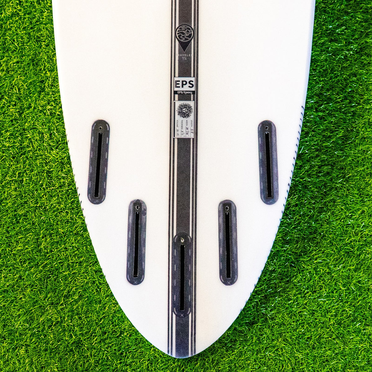 Traveler V2 EPS Truelite Series Surfboard - Clear/White